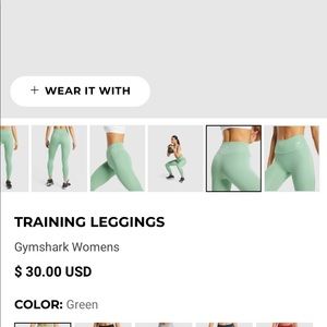 Gymshark training leggings
